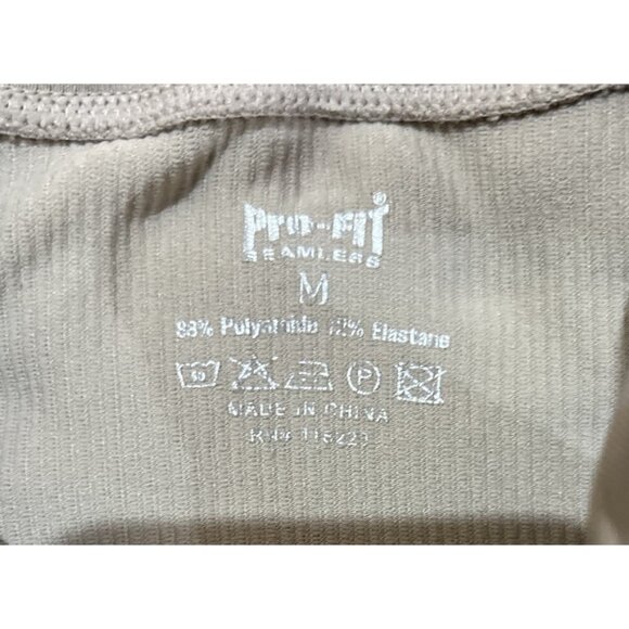 2 ~ PRO-FIT Women's Sports Bra Black & Tan ~ Size M - Picture 6 of 9